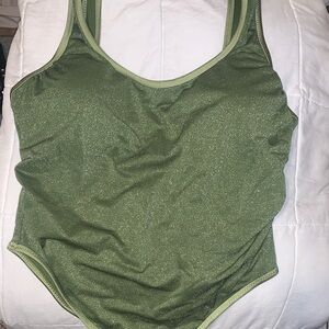 Green Glittery Swimsuit